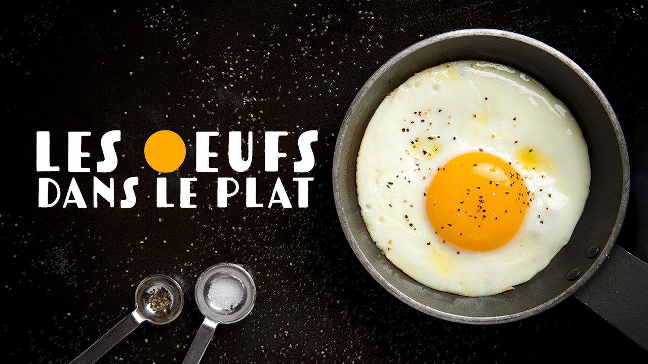 Les œufs dans le plat backdrop