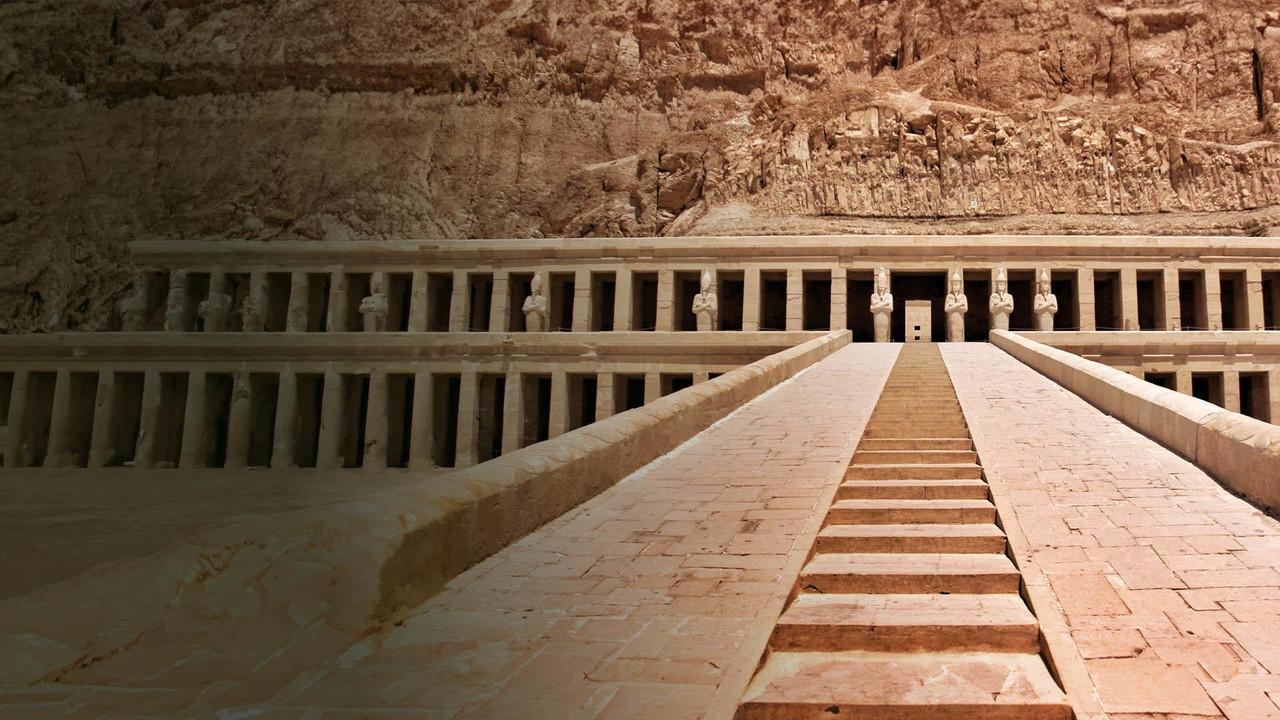 The Temple of Hatshepsut: Treasure of a Queen and Pharaoh backdrop