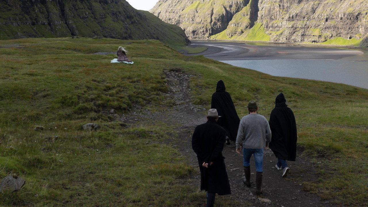 Lost in Time in the Faroe Islands backdrop
