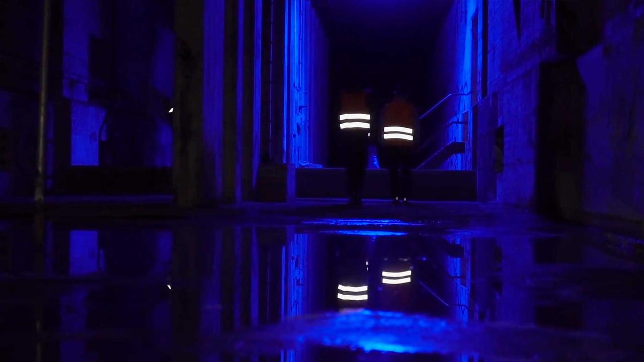 Blue Light backdrop