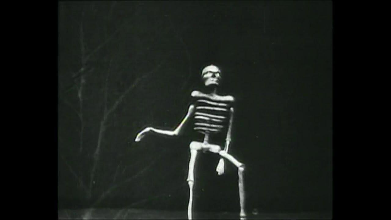 The Dancing Skeleton backdrop