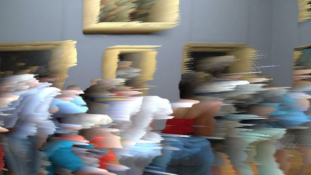 Une visite au musée backdrop