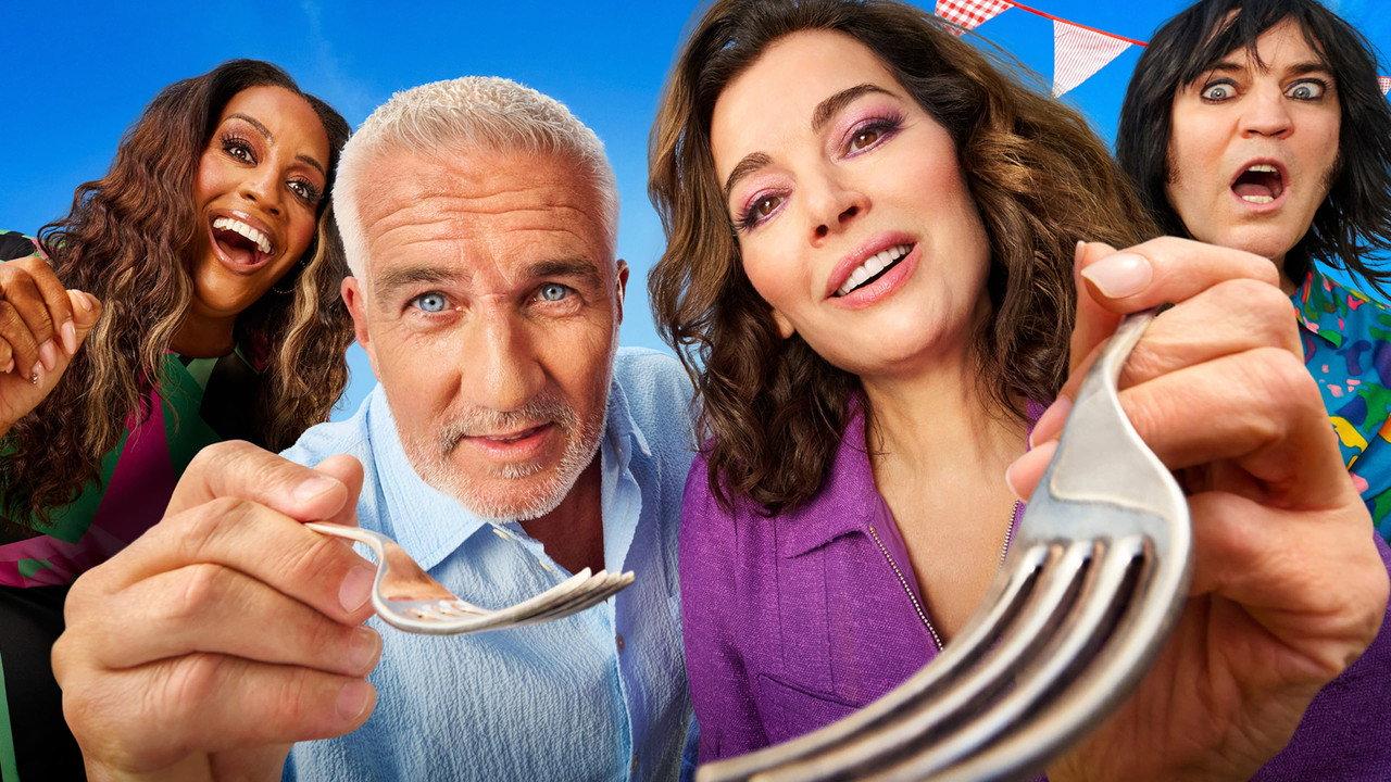 The Great British Bake Off backdrop