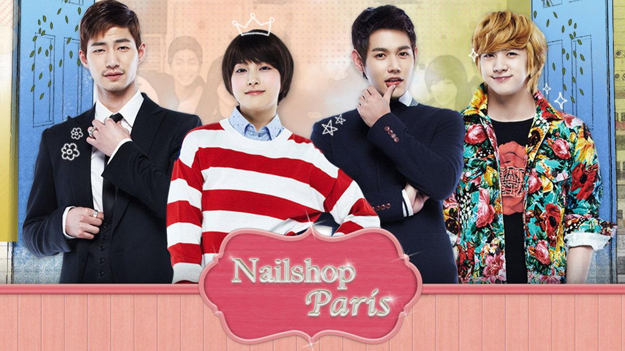 Nail Shop Paris backdrop