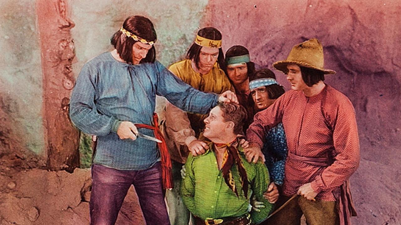 The Riders of the Whistling Skull backdrop