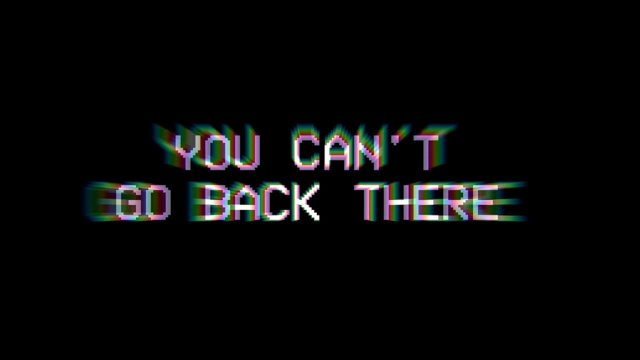 They're Never Coming Back backdrop