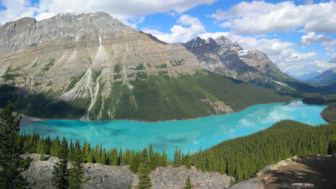 Scenic National Parks: Glacier Banff Jasper backdrop