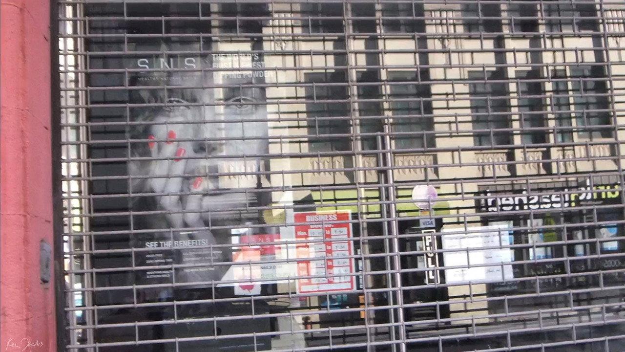 Storefront backdrop
