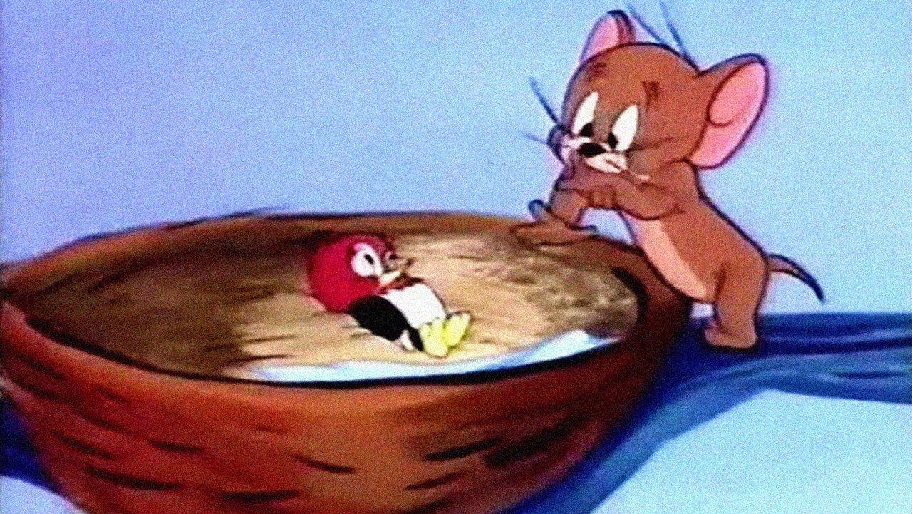 The Egg and Jerry backdrop