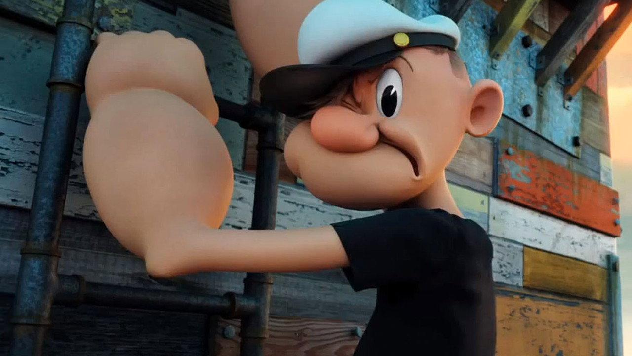 Popeye Sneak Peek backdrop