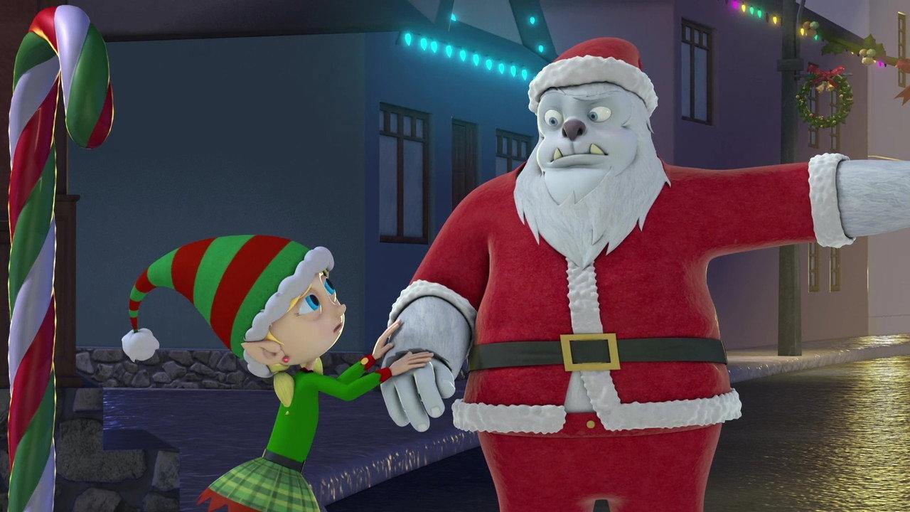 Abominable Christmas backdrop