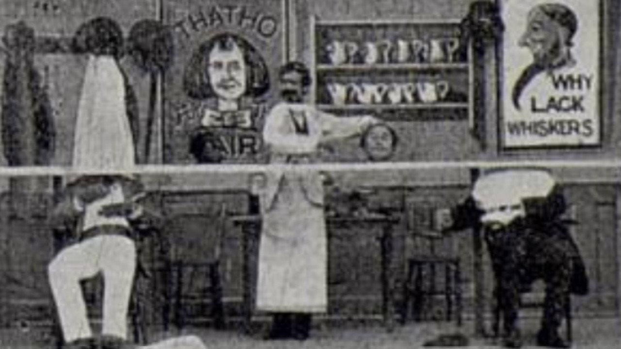 The Freak Barber backdrop