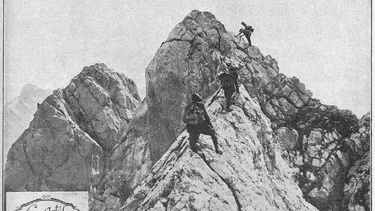 L'arête de l'Argentine backdrop