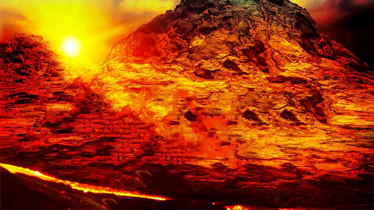 Lava Land - Glowing Hawaii backdrop