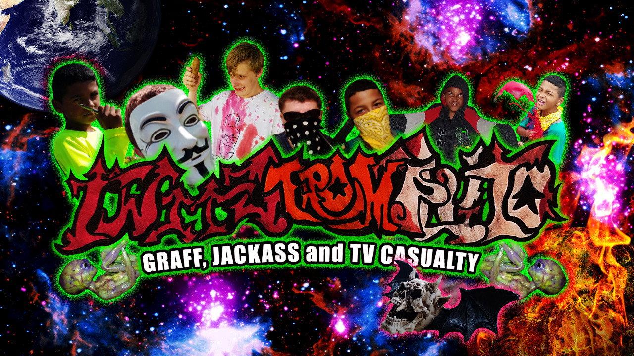 Twitz from Pluto: Graff, Jackass and TV Casualty backdrop