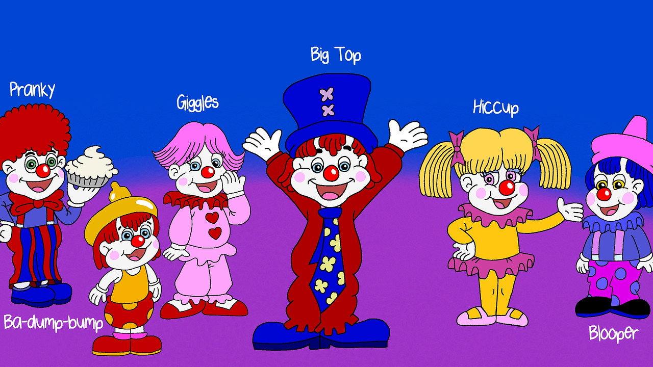 Little Clowns of Happytown backdrop