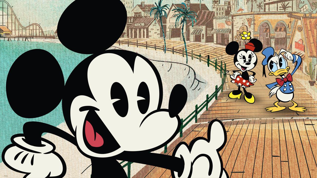 Mickey Mouse backdrop