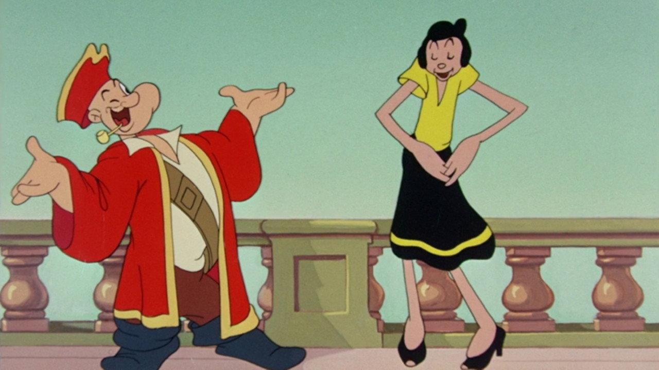 Popeye and the Pirates backdrop