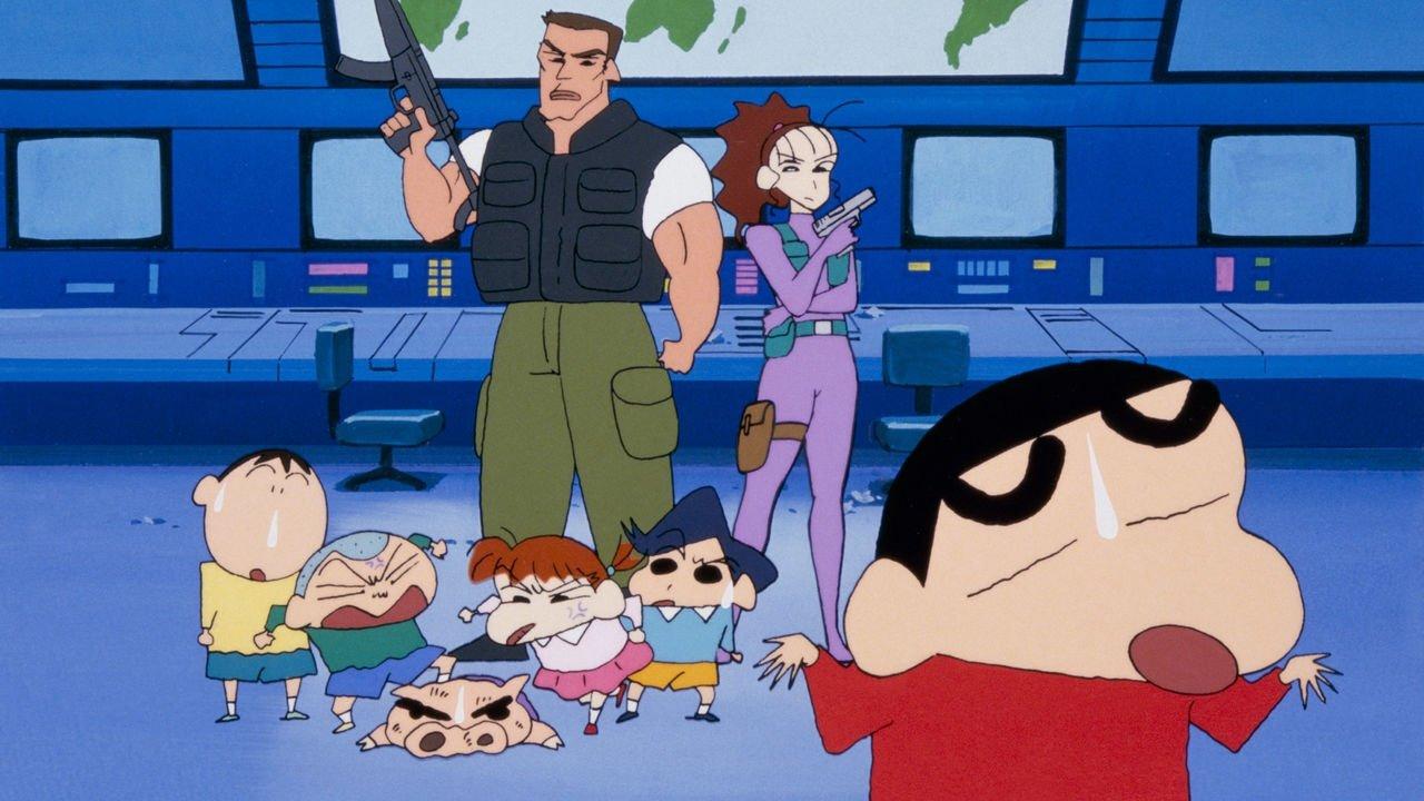 Crayon Shin-chan: Blitzkrieg! Pig's Hoof's Secret Mission backdrop