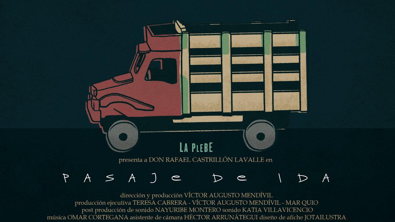 Pasaje de ida backdrop
