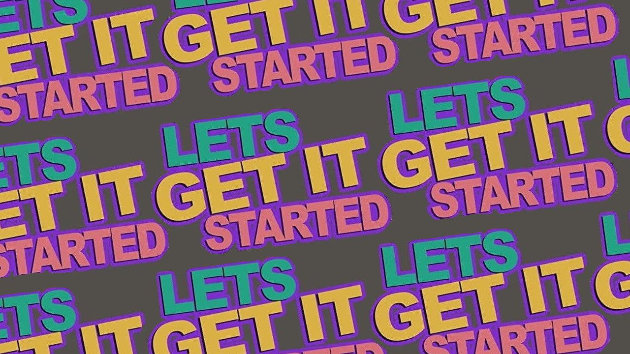 Let's Get it Started backdrop