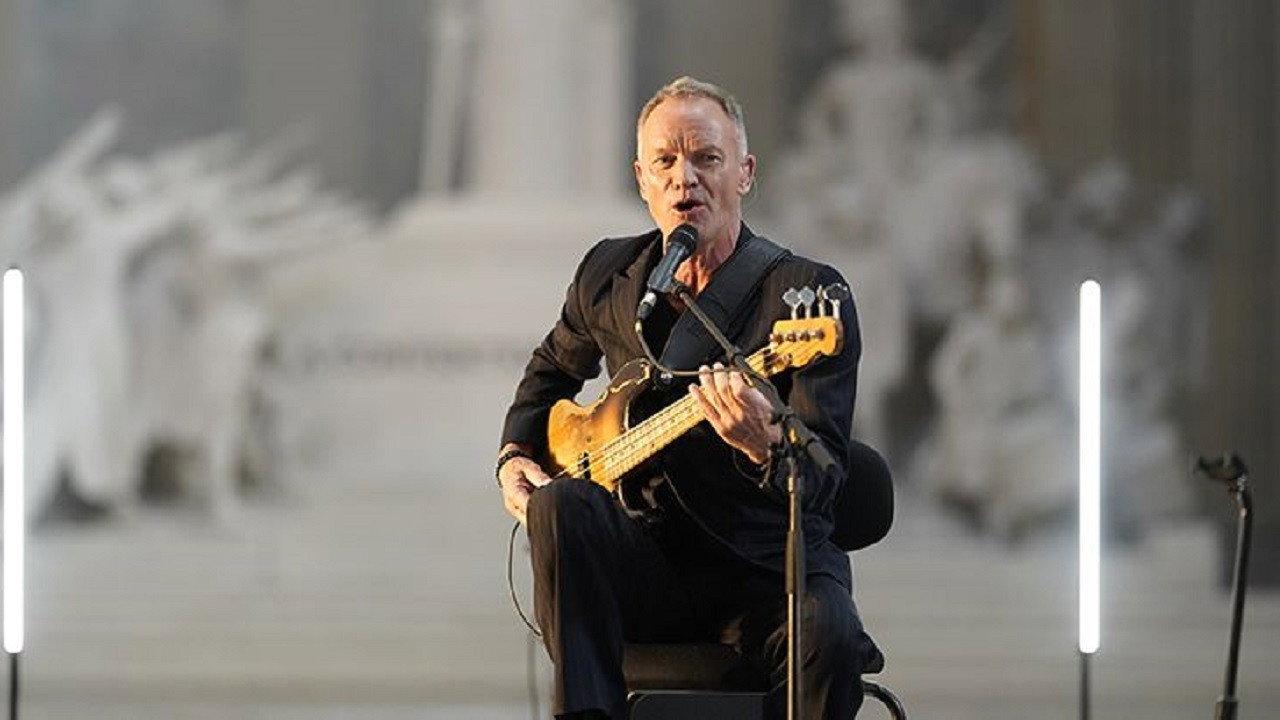 Sting at the Pantheon in Paris - 50 Years of FIP Radio backdrop