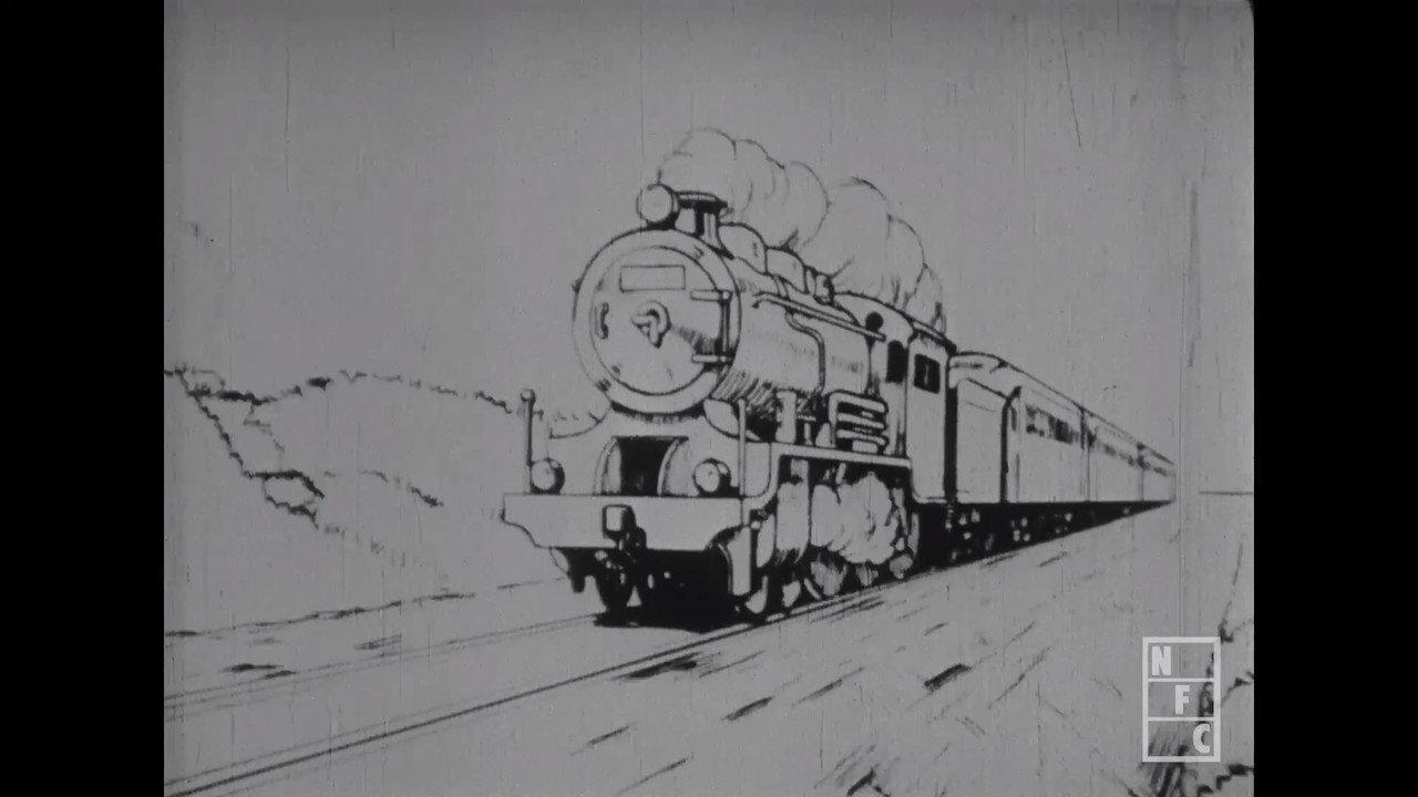 Taro's Toy Train backdrop