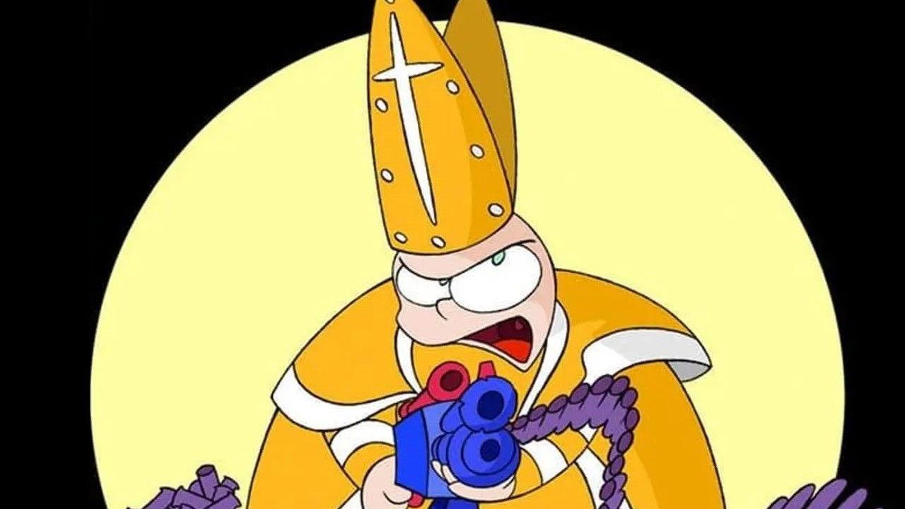 Popetown backdrop