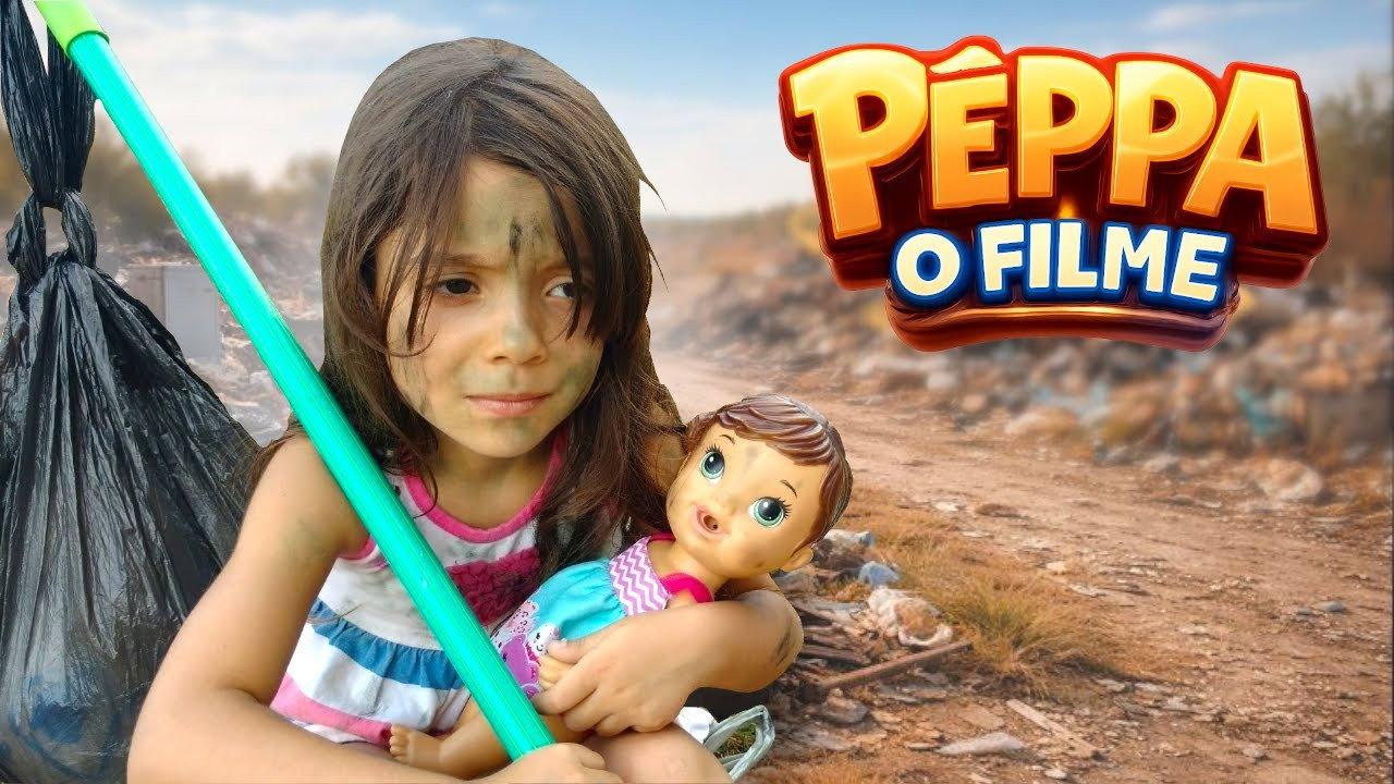 PÊPPA A MENINA ABANDONADA NO LIXÃO!! backdrop