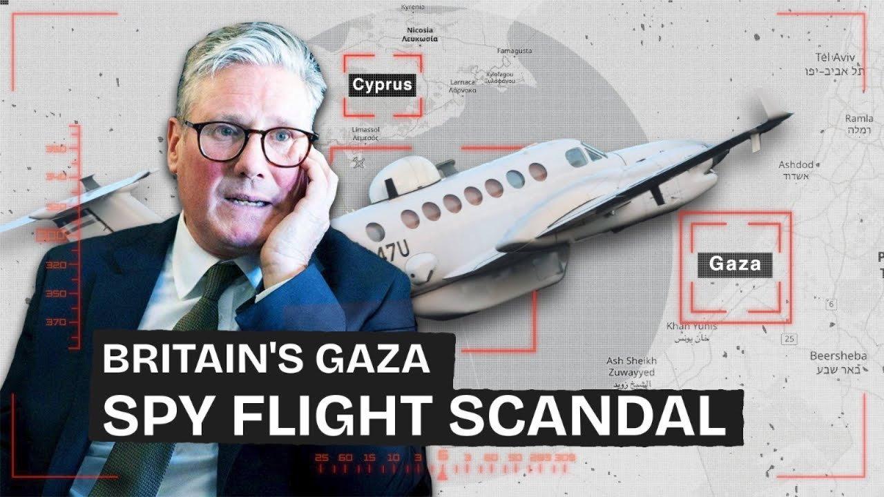 Britain's Gaza Spy Flight Scandal backdrop