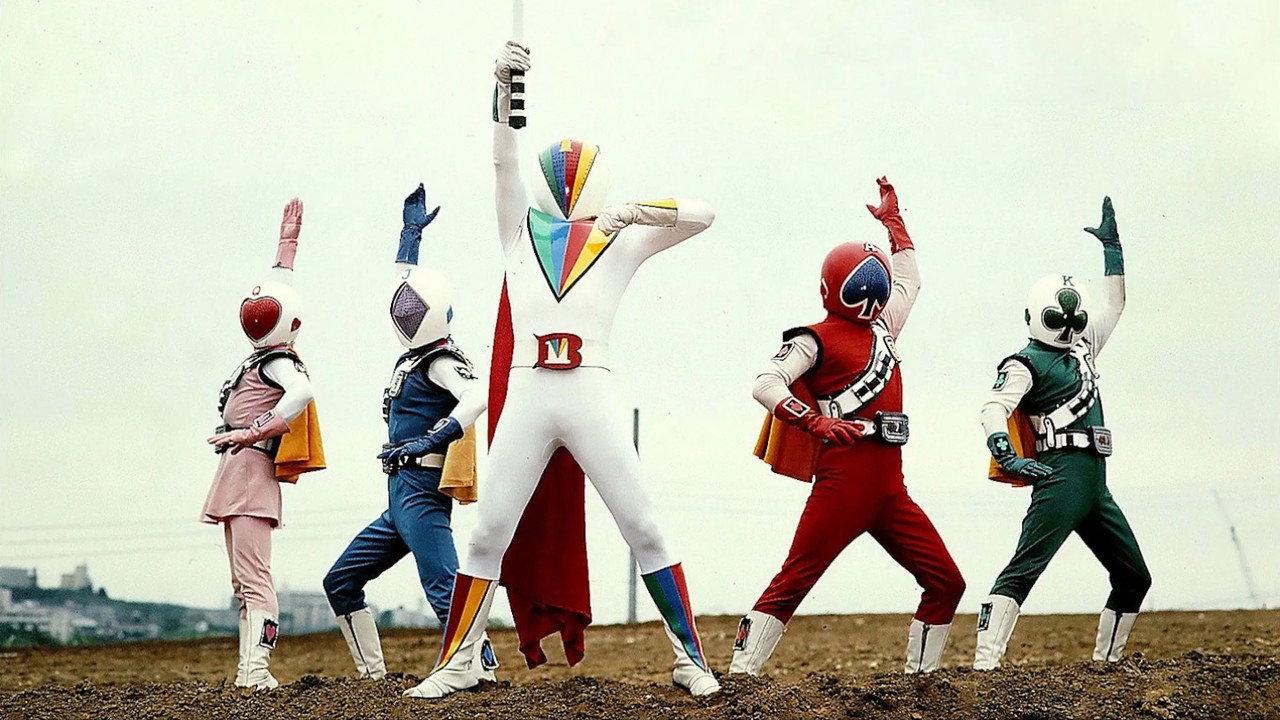 J.A.K.Q. Dengekitai backdrop
