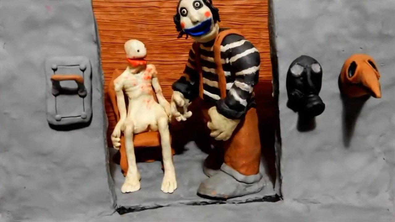 Itchy the Clown Dinner backdrop