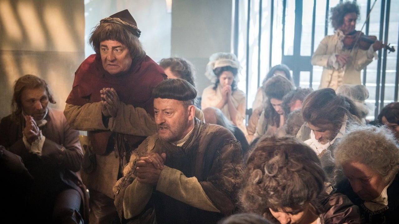 The Visitors: Bastille Day backdrop