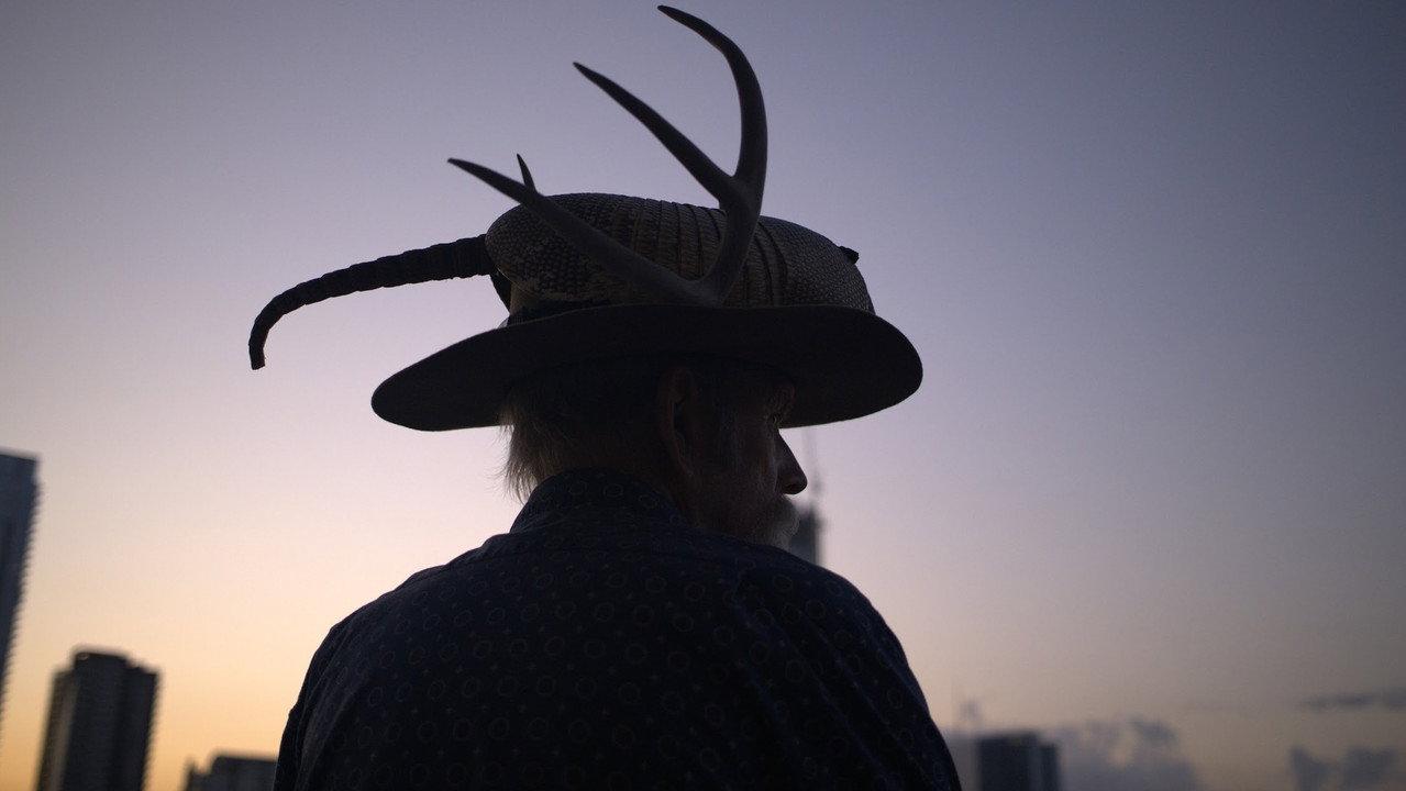 Armadillo Man: The Trips of Jim Franklin backdrop