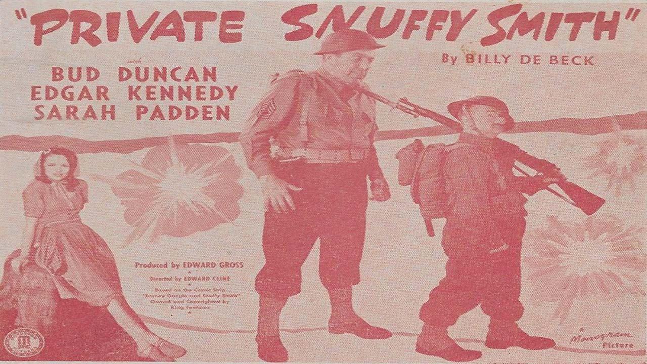 Private Snuffy Smith backdrop