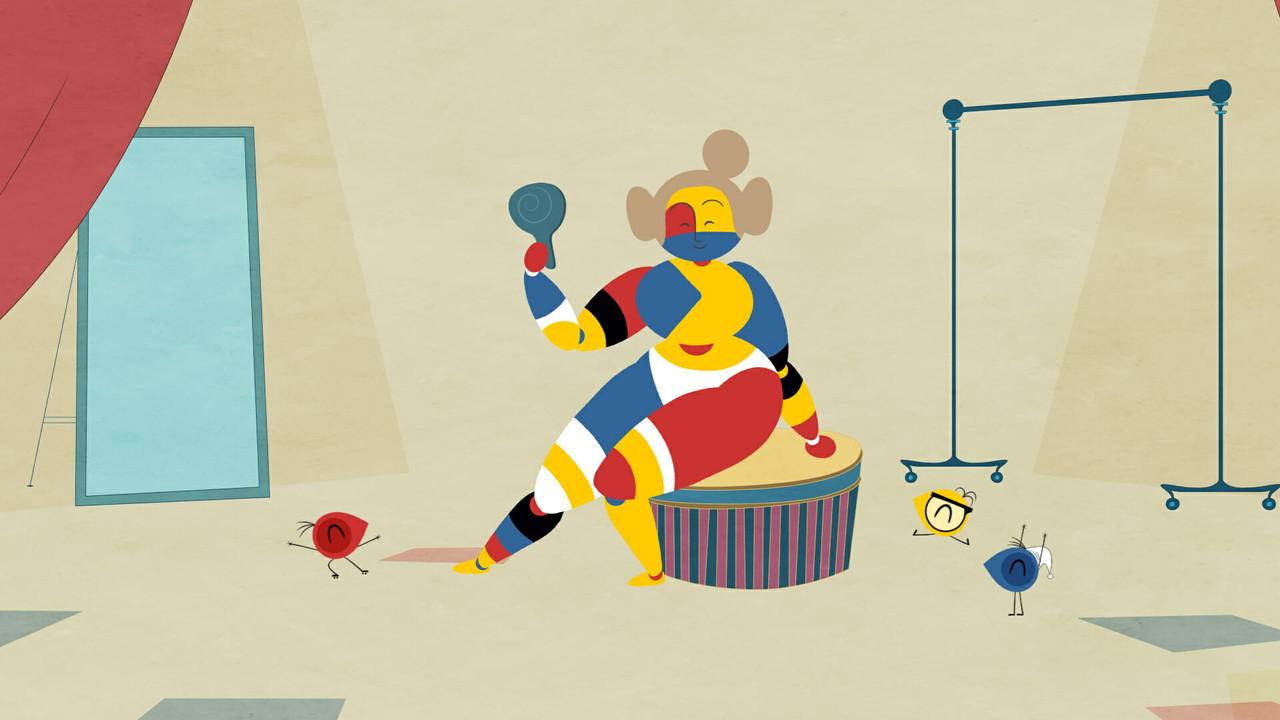 Les plus grands peintres du monde: Joan Miró backdrop