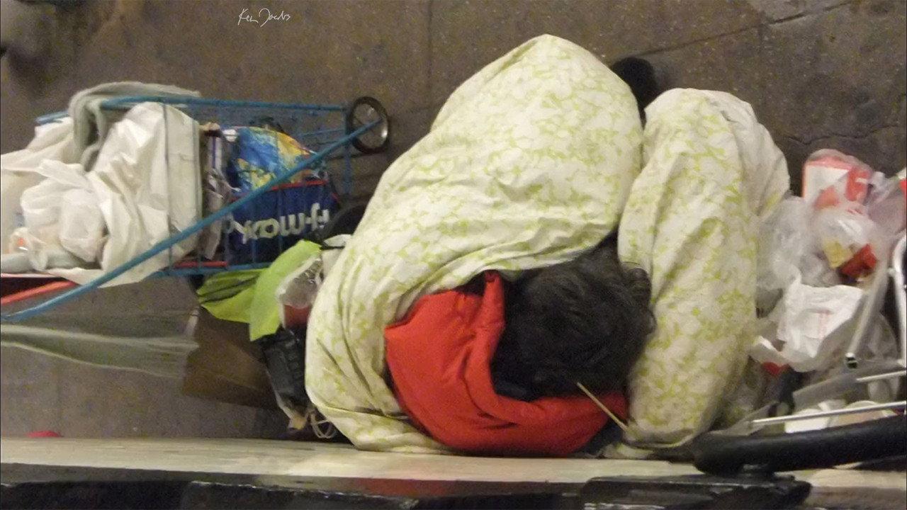 Sleeping American backdrop