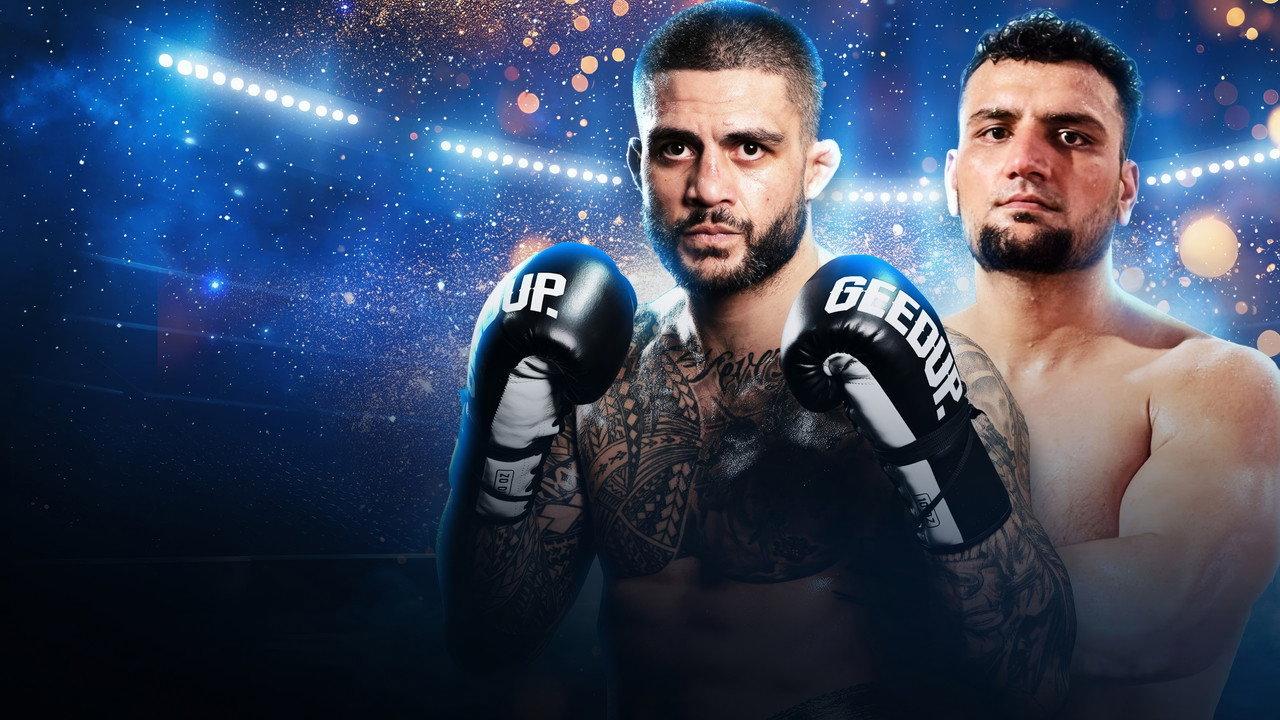 Tyson Pedro vs. Taimoor Khan backdrop