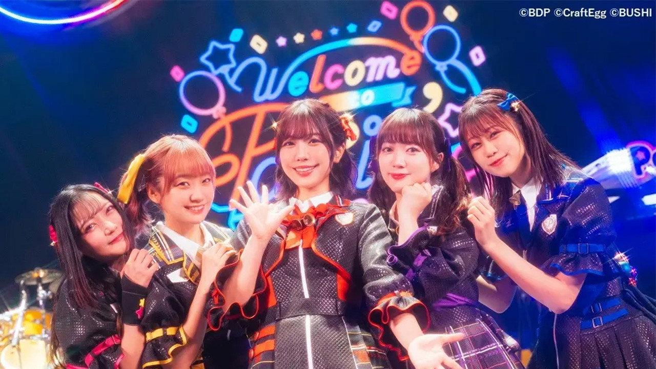 BanG Dream! 12th☆LIVE DAY1 : Poppin'Party 「Welcome to Poppin'Land」 backdrop