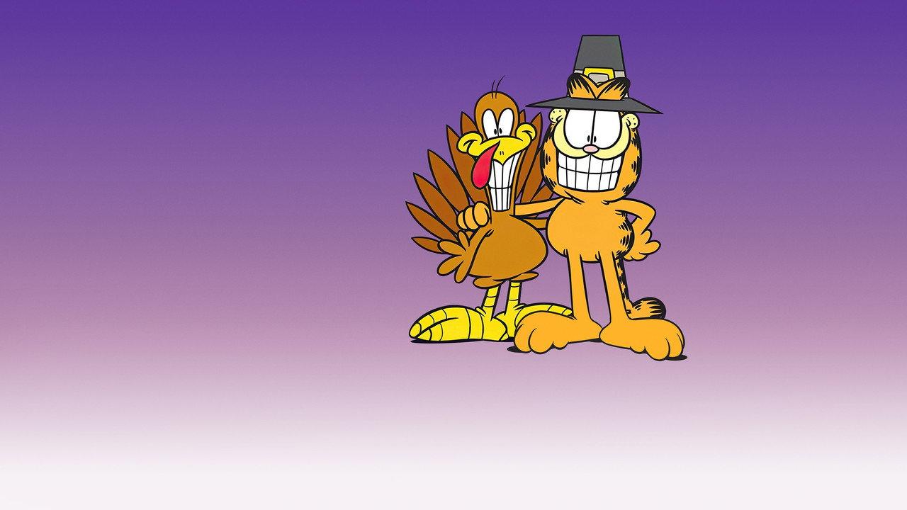 Garfield's Thanksgiving backdrop