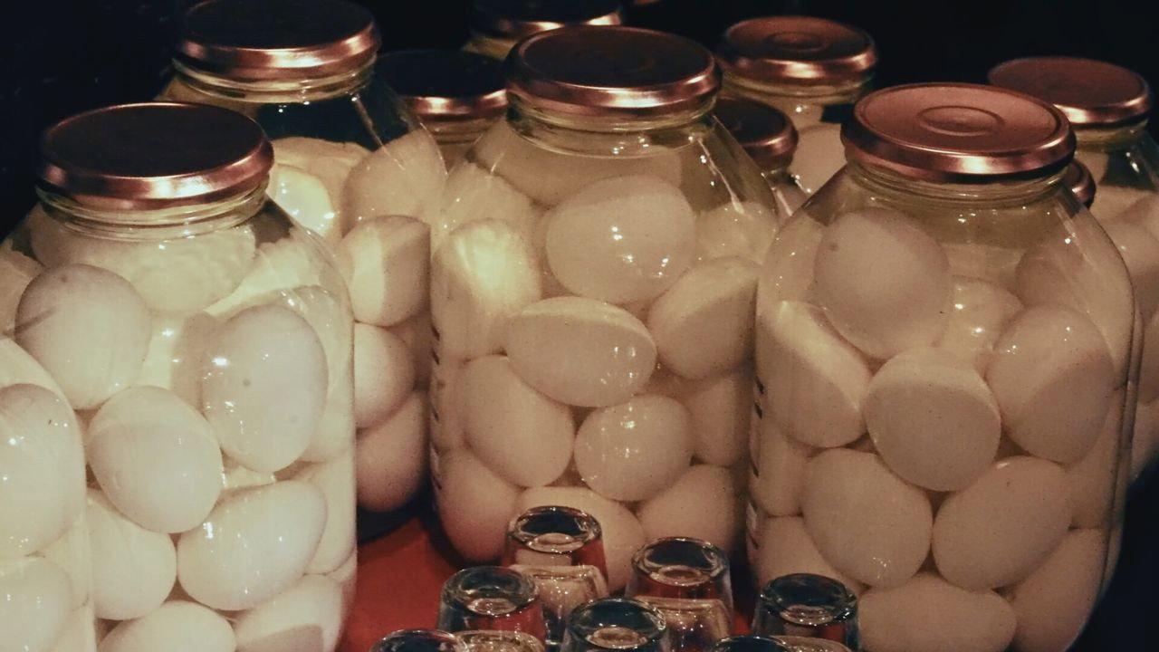 How Fast Can You Eat A Pickled Egg? backdrop
