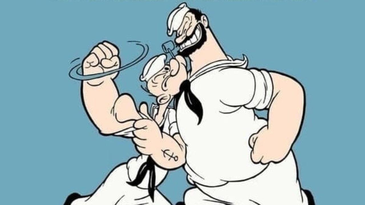 Popeye for President backdrop