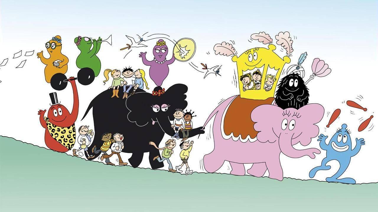 Barbapapa backdrop