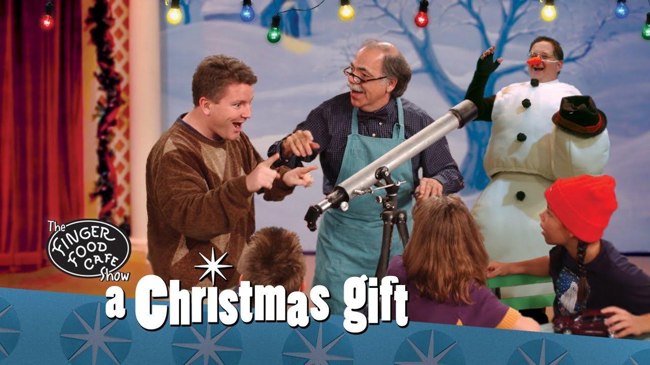 The Finger Food Cafe Show: A Christmas Gift backdrop