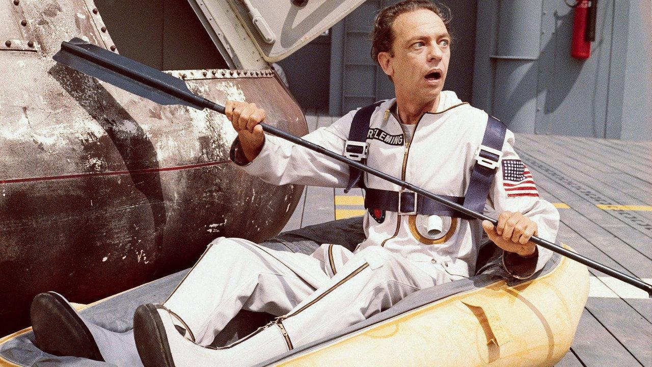 The Reluctant Astronaut backdrop