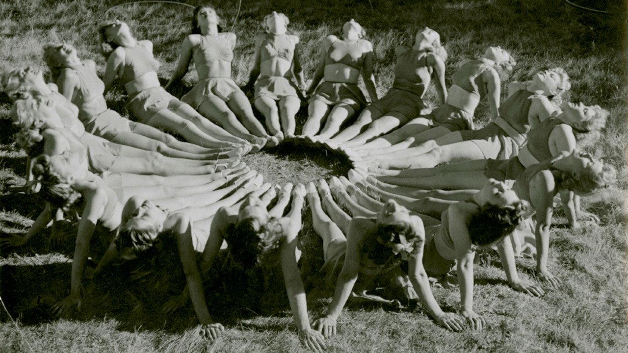Females At Play backdrop
