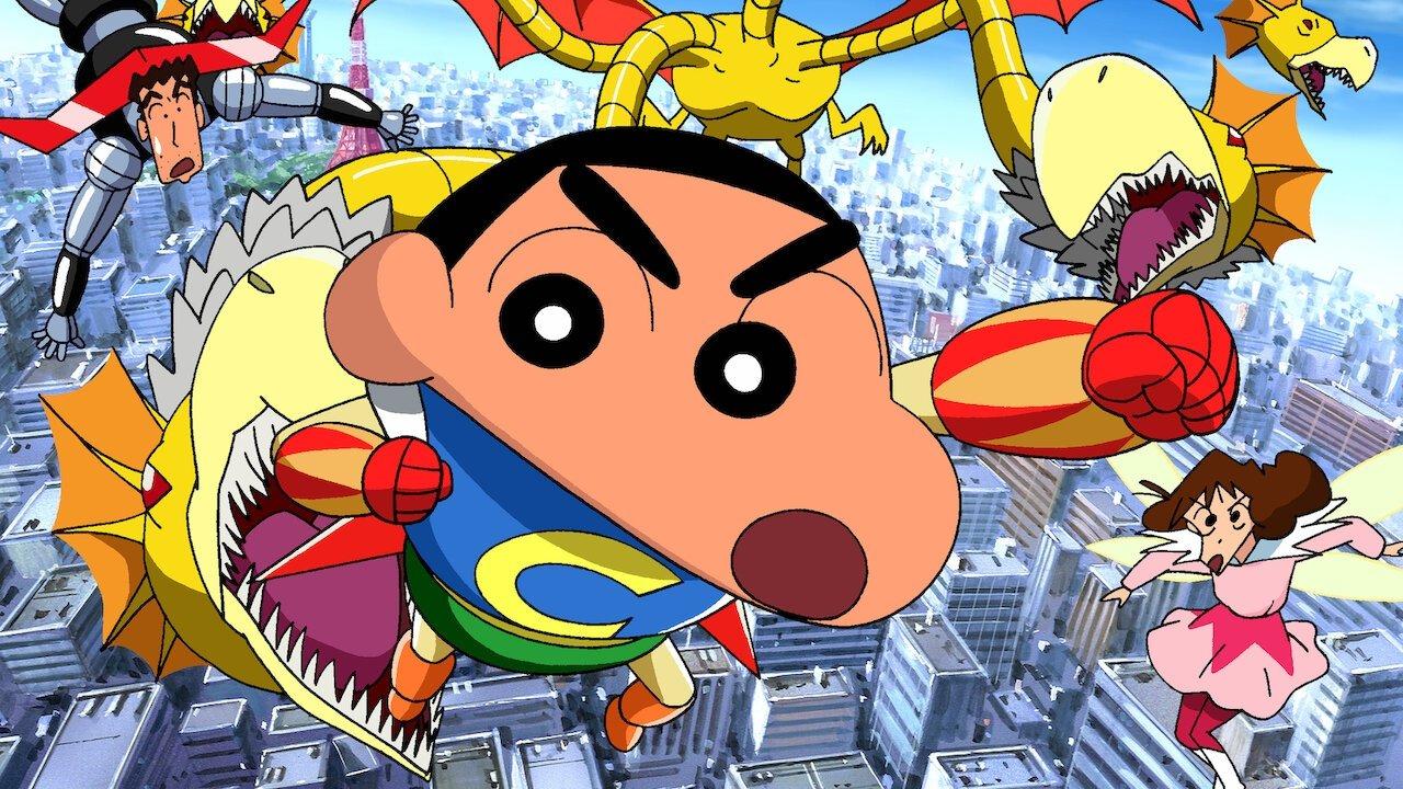 Crayon Shin-chan: The Legend Called Buri Buri: 3 Minutes Charge backdrop