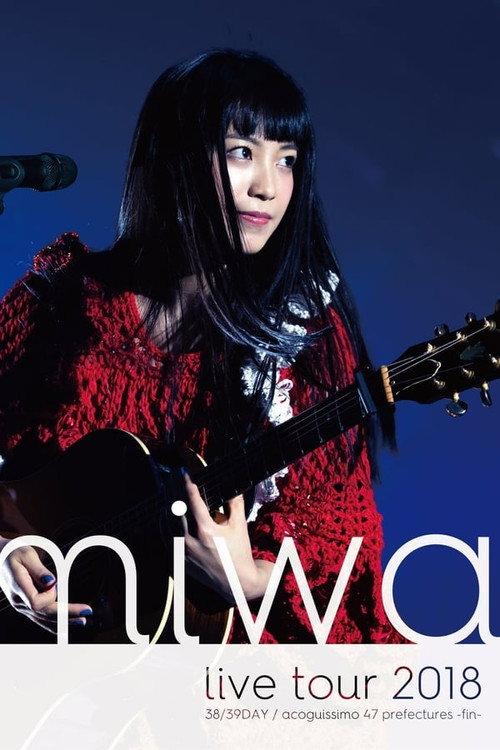 miwa acoustic live tour 2018 "acoguissimo 47 Todofuken ~ Kan ~" backdrop