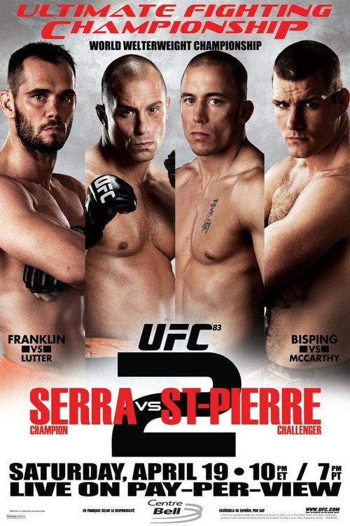 UFC 83: Serra vs. St-Pierre 2 backdrop