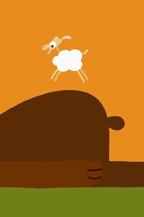 Sheep backdrop